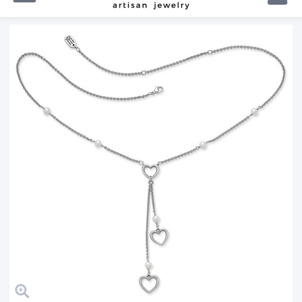 New James Avery Hearts and Pearls Necklace ♥️💕♥️